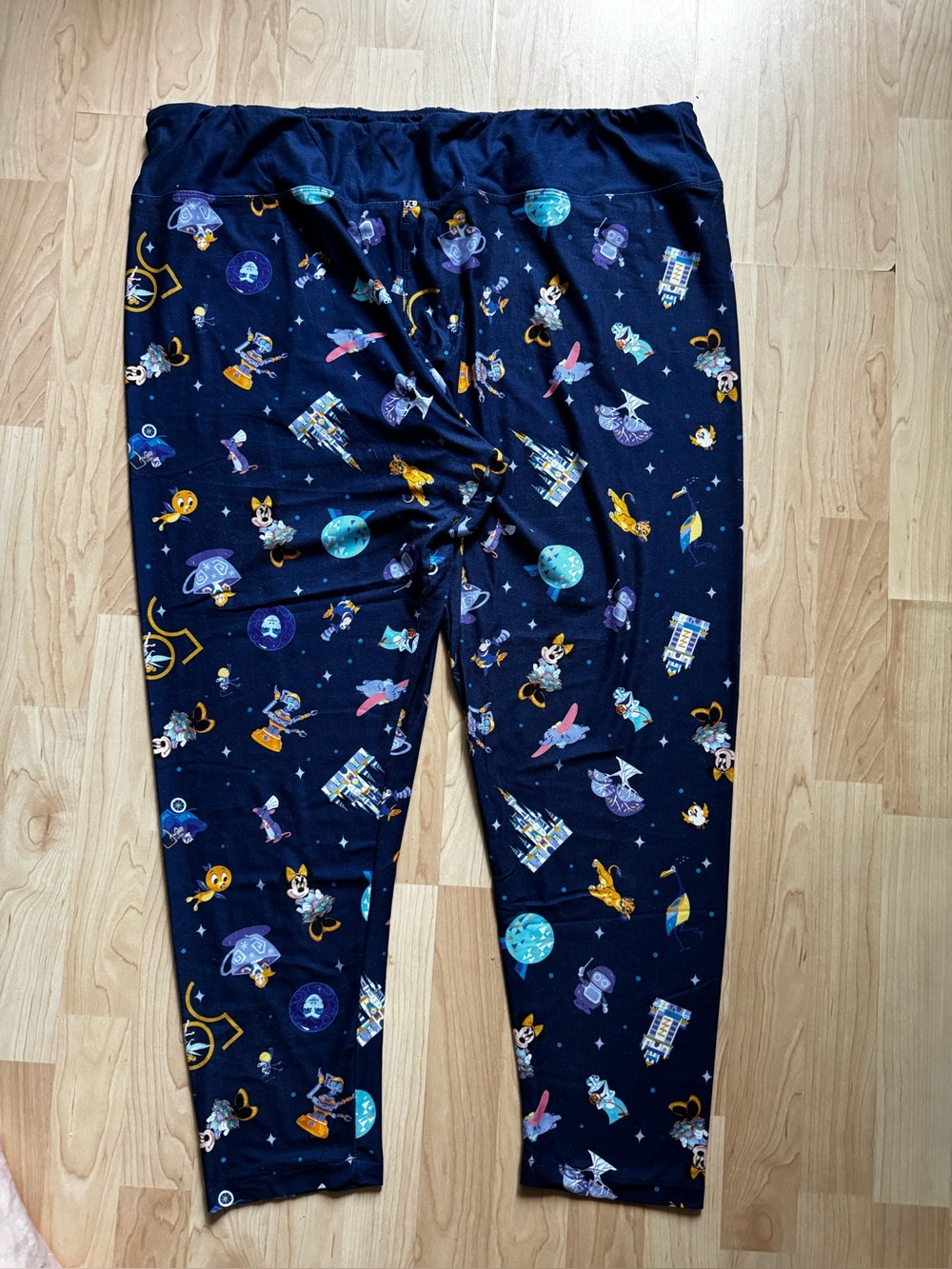 Walt Disney World 50th anniversary leggings. Very cute design.